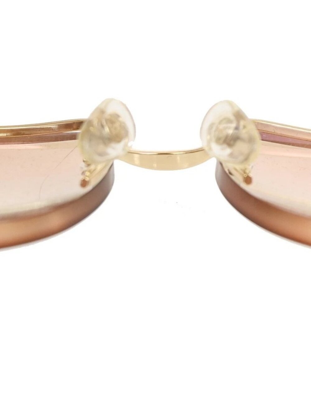 CHANEL CC Logo Rhinestone Rimless Sunglasses 4092-B Plastic Metal GHW 63RL930 - Picture 8 of 16